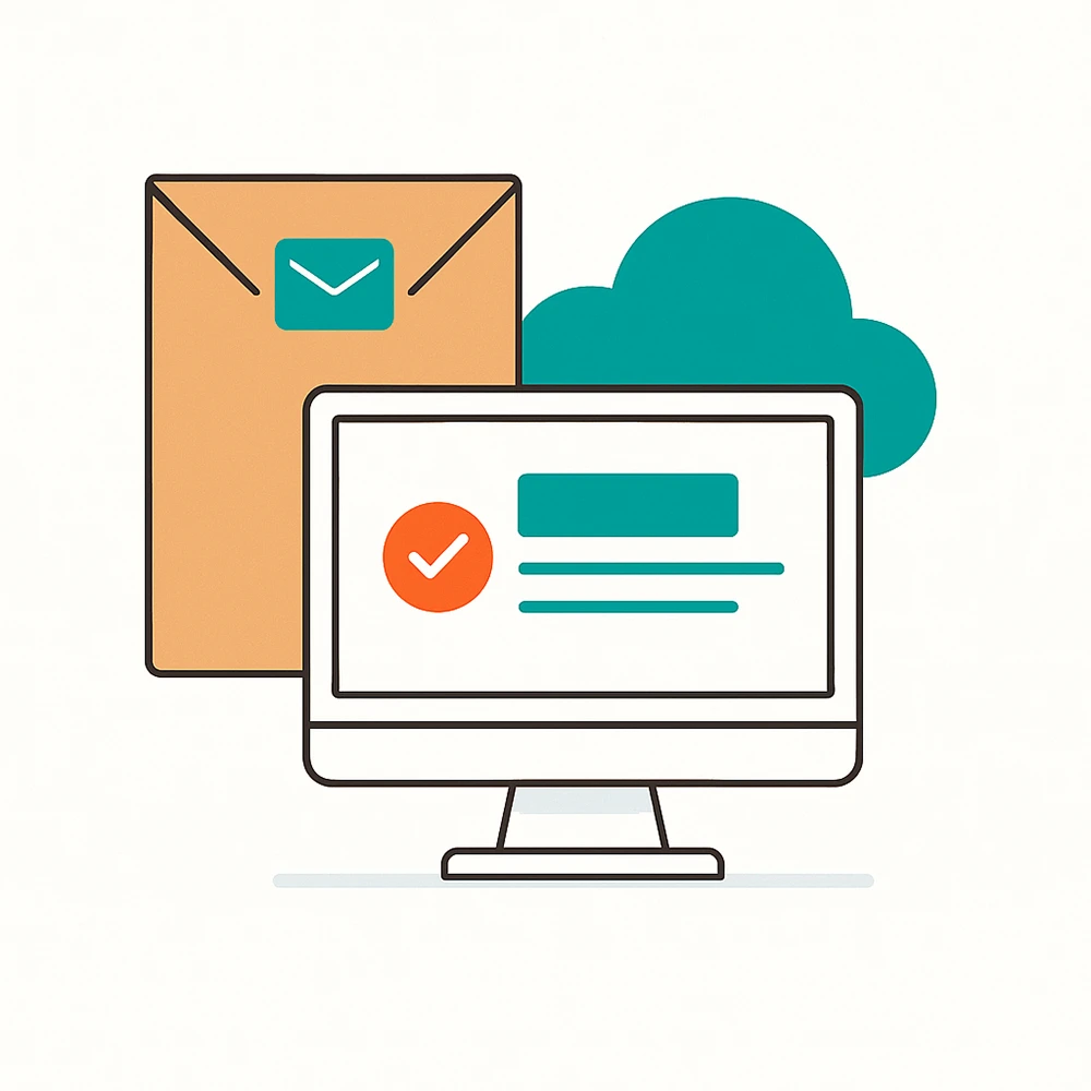 No more paperwork or lost mail Privacy and security