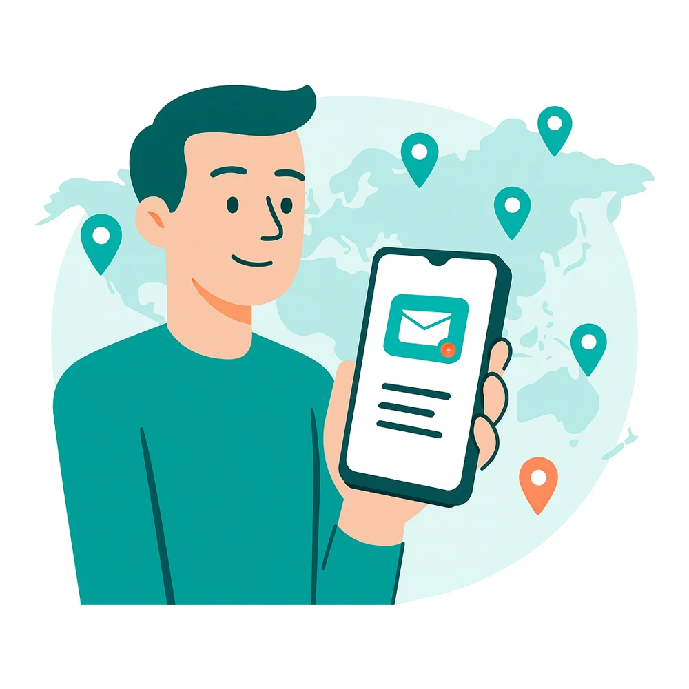 One PO number » Unlimited locations One PO Box number is global access